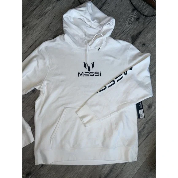 MESSI Collection Lionel Messi Men's Size XXL White Hoodie And T-Shirt Bundle NWT